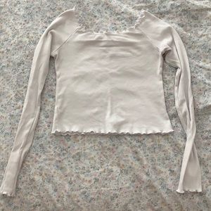 White Brandy Melville long sleeve